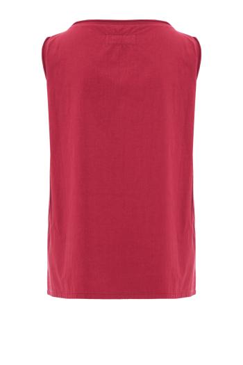 Gioa cotton tank top in susina 
