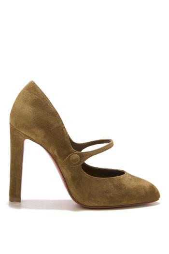 Mary Fannylove 100 suede pumps in bronzo 