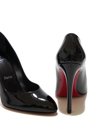 Fannylove 100 patent-leather pumps in black 