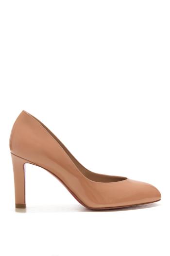 Fannylove 85 patent-leather pumps in blush 