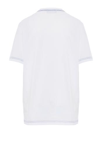 Horse printed T-shirt in white 