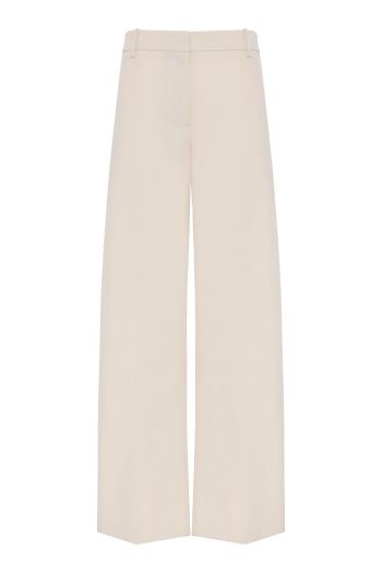 Rivers wool-gabardine pants in stone 