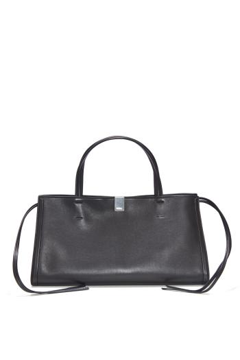 SMALL KIT CABAS soft leather in black 