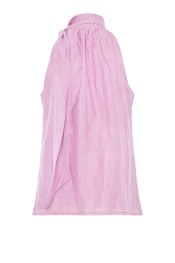 Lazo silk top in lila 