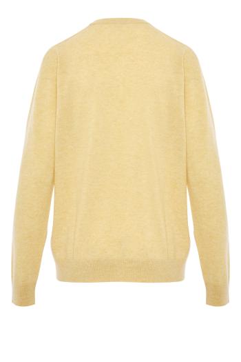 Nian goat-cashmere sweater in yellow 
