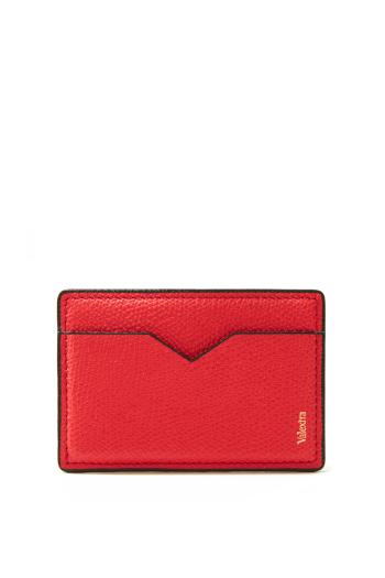 Magnetic Leather card Case iPhone in crimson 