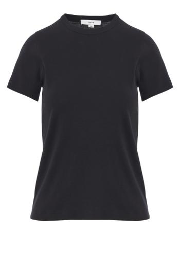 Pima Cotton-Blend '90s Shrunken T-Shirt in black 