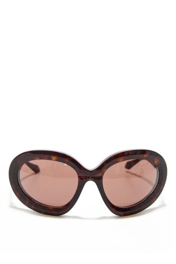 101S Rectangular sunglasses in havana 