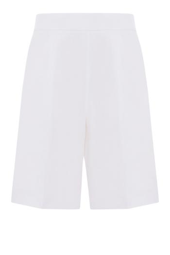 Linen shorts in white 