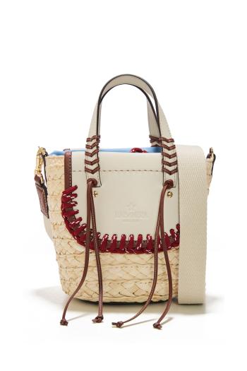 Habanera treck raffia bag in arctic