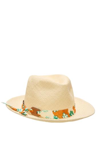Pamella raffia hat in marcherita 