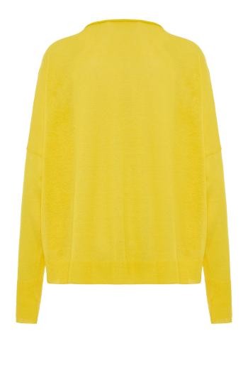 Linen, cashmere and silk sweater in sunray 