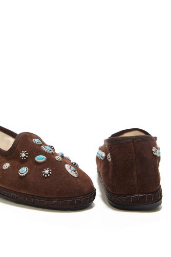  Friulan slippers suede in cacao