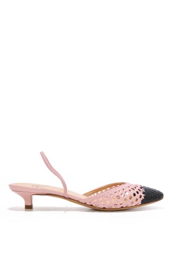 Crocheted 25 pumps in pink