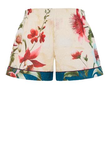 Toante 905 printed cotton shorts in wild floral