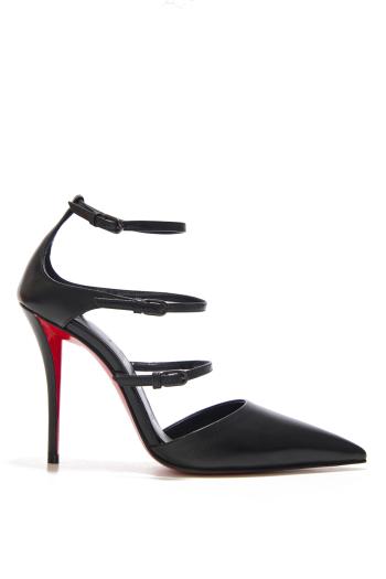 Milena 100 leather pumps in black 