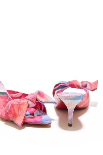 Mulazee 60 crepe mules in multicolor 