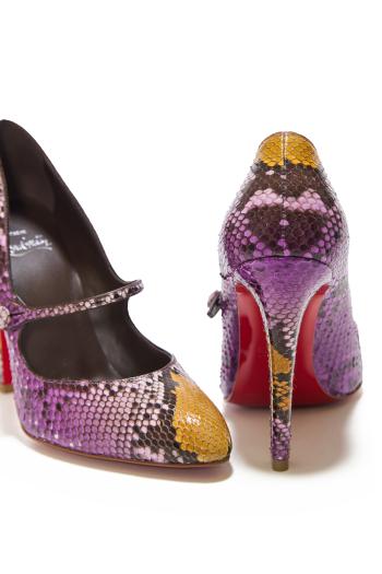 Mary Fannylove 100 python pumps in Rhapsody 