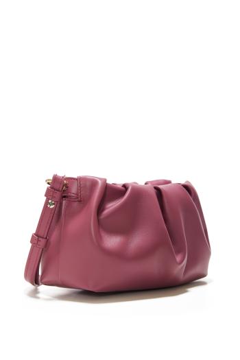 Eva mini leather crossbody bag in palacy 
