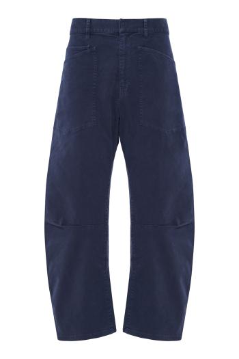 Shon vintage washed pants in blue 