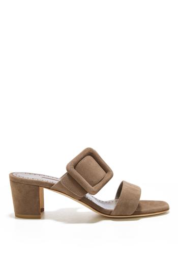 Newton 50 suede sandals in griege 