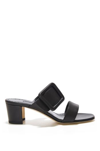 Newton 50 leather sandals in black 