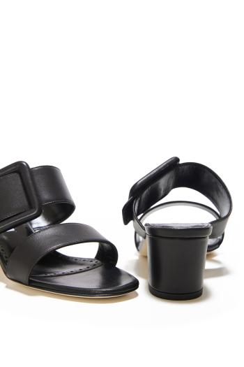 Newton 50 leather sandals in black 
