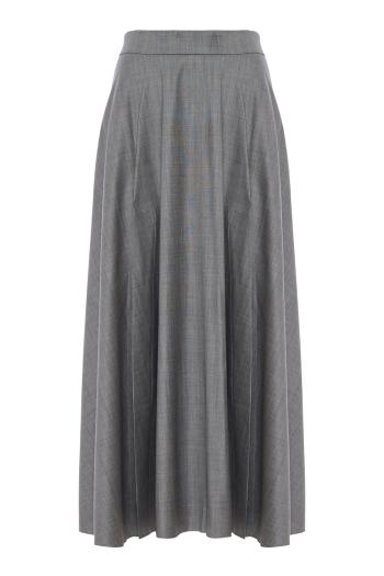 Lauren wool midi skirt in fantasy 