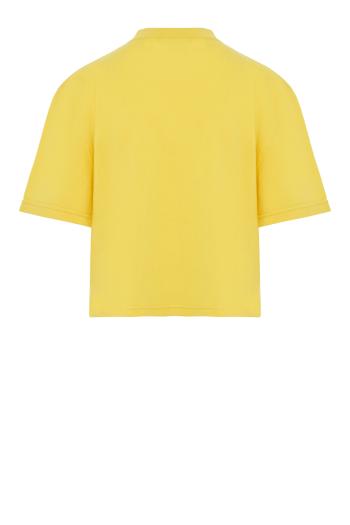 Cashmere sweater in yellow 