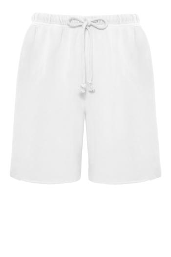 Rocoo cotton shorts in white