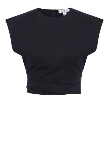 Solaro cotton top in black 