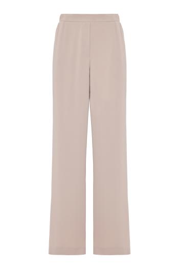 Ela crepe pants in pietra