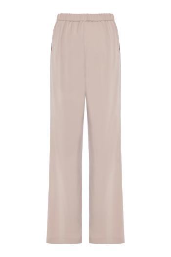 Ela crepe pants in pietra