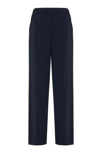 Ela crepe pants in navy 