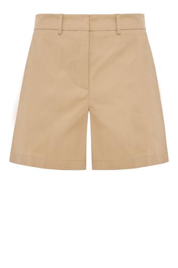 Cotton bermuda shorts in sabbia 