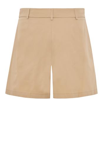 Cotton bermuda shorts in sabbia 