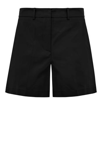 Cotton bermuda shorts in black 