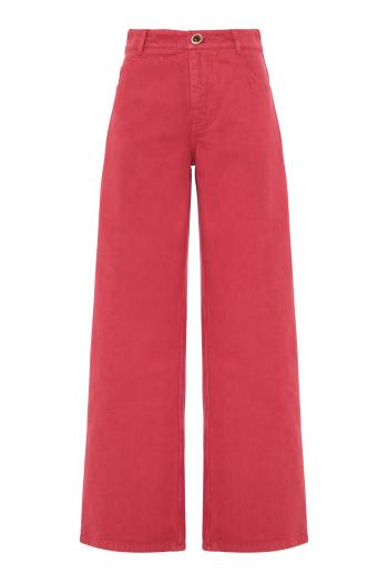 Relaxed denim jeans in watermelon 