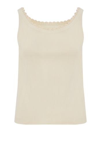 Claire cotton tank top in milk 
