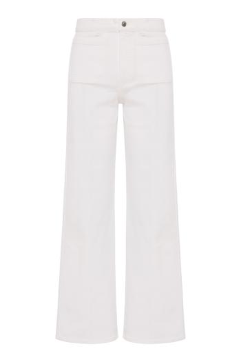 Le Slim Palazzo Modernist Pocket  in white