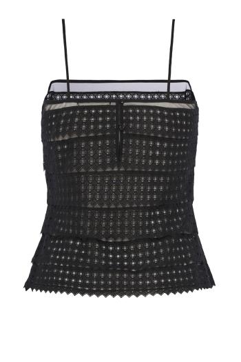 ΜΠΛΟΥΖΑ THE LATTICE CROCHET CAMI