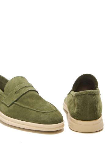 Essential Goma suede loafers in khaki 