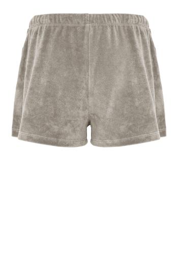 Shallis cotton-blend terry shorts in gray 