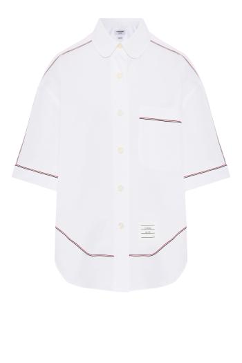 SUPERSIZED SS ROUND COLLAR POPLIN