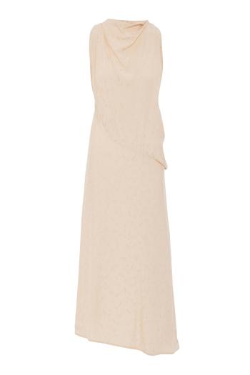 Posy Gown-satin midi dress in blossom