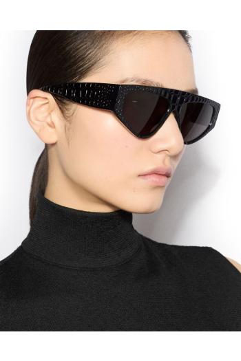 097S mask sunglasses in black