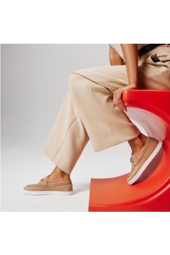 Chambeliboat suede loafers in lionne