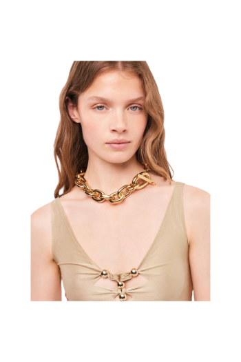 XL Link gold-tone necklace in gold