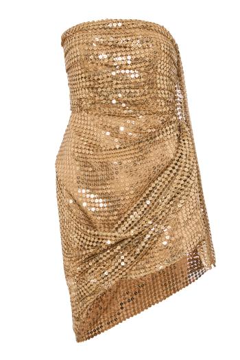 ΦΟΡΕΜΑ STRPLESS SEQUINS SHORT