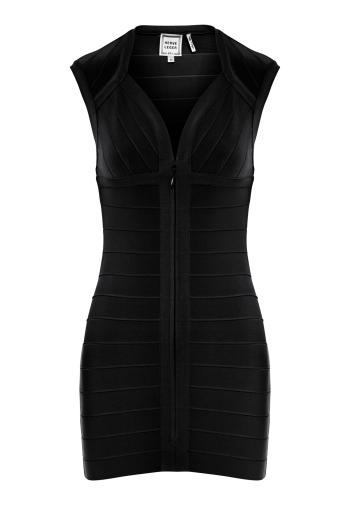 The Red Carpet bandage mini dress in black